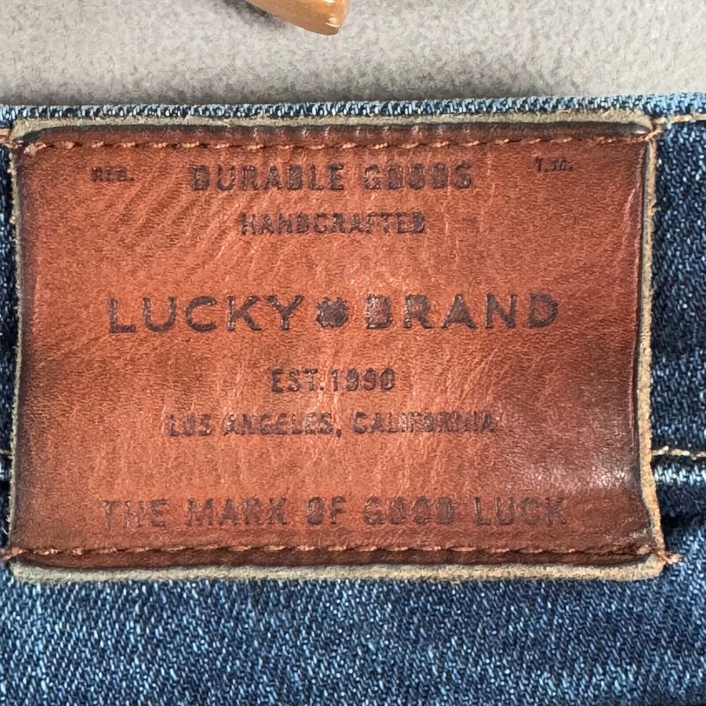 Lucky Brand Jeans Mens 40x32 Blue 410 Athletic Slim‎ Straight Medium Wash Denim - Picture 16 of 16